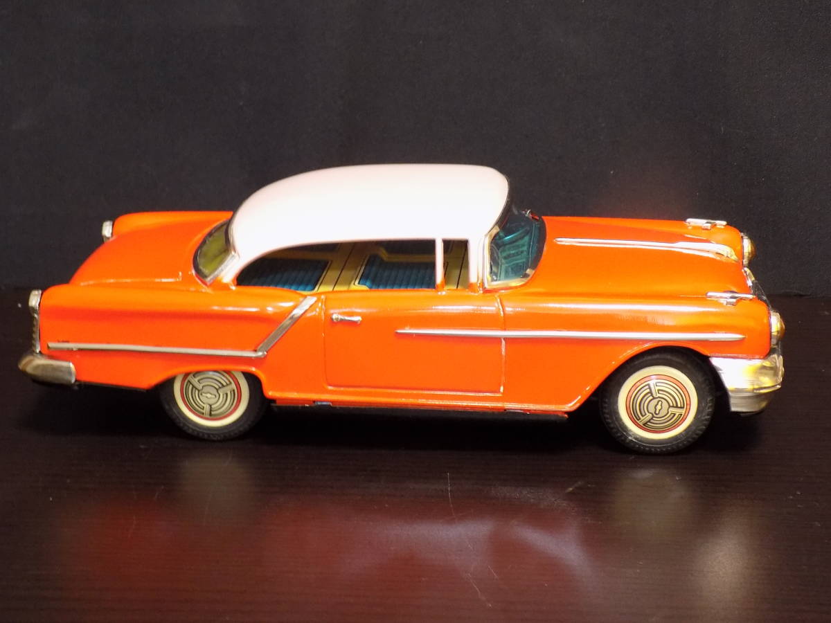 希少　米澤•イチコーWネーム　ブリキ【 OLDS. MOBILE 】フリクション なつかしのブリキ 希少・当時物 イチコー 「OLDSMOBILE No57