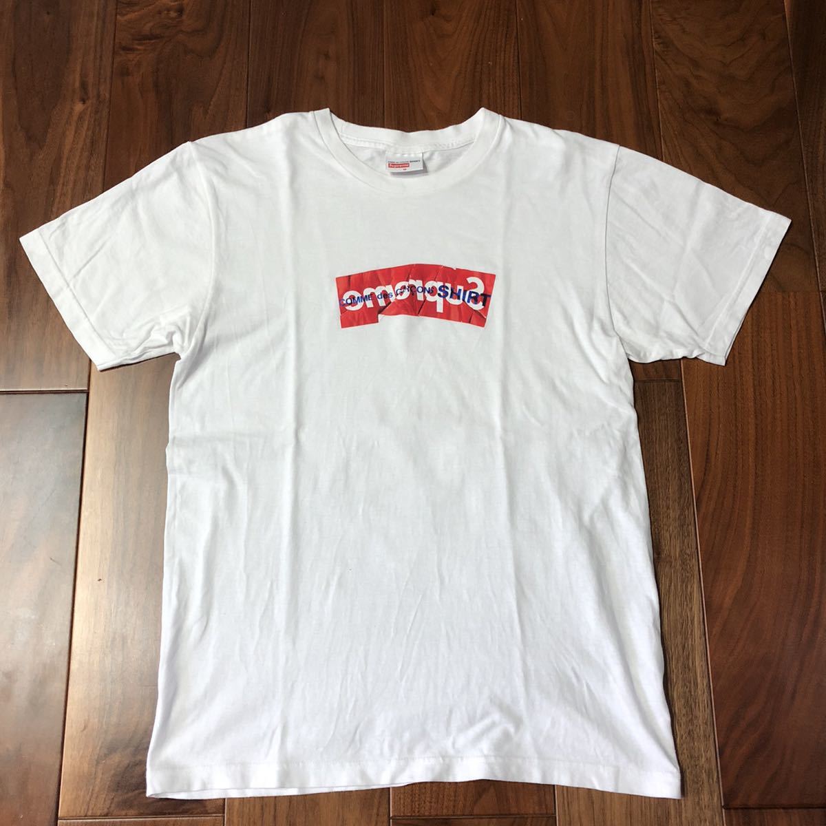 Supreme × comme des garcons Tee コムデギャルソンBOXロゴ ボックス