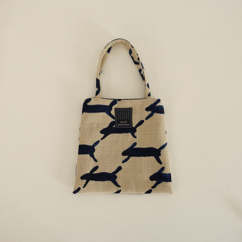 □【未使用品】ミナペルホネン mina perhonen *run run run ミニバッグ 