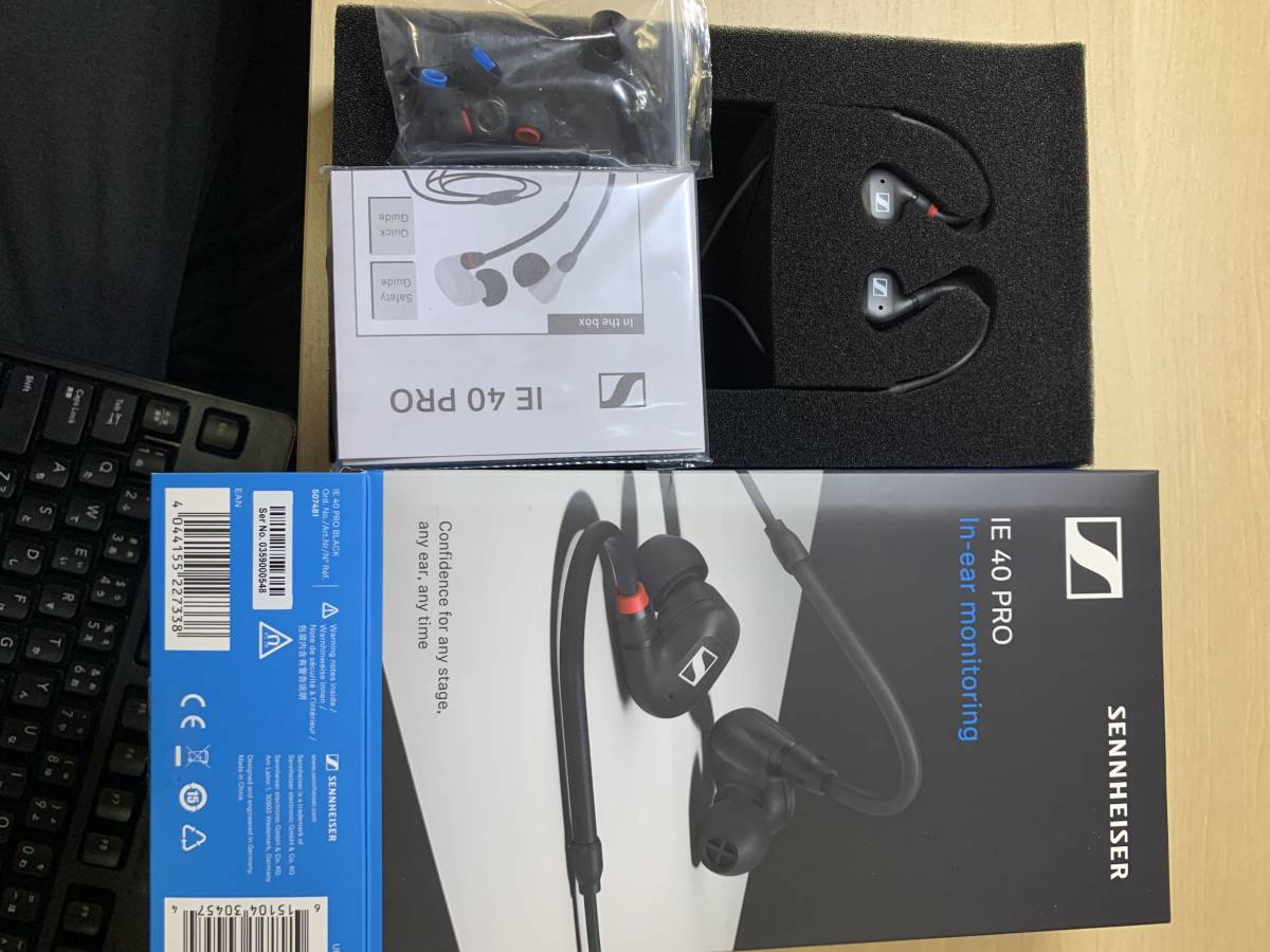 SENNHEISER IE 40 PRO In-ear monitoring ブラック 中古_2