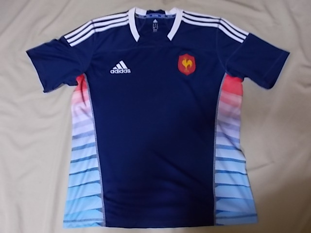 【セール，限定セール】 フランス代表ジャージ adidas製 紺(ジャージ)｜売買されたオークション情報、yahooの商品情報をアーカイブ公開 - オークファン ジャージ