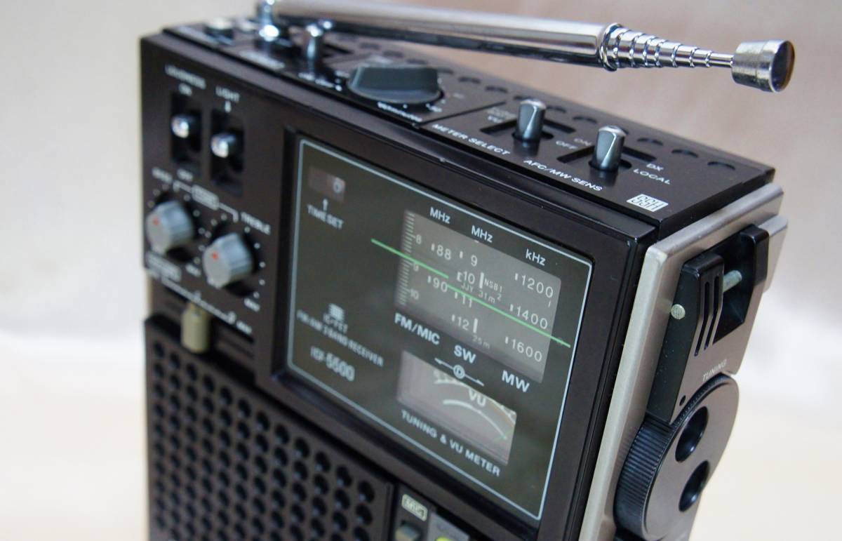 ☆綺麗☆受信できます☆SONYスカイセンサー5500☆Skysensor ICF-5500 