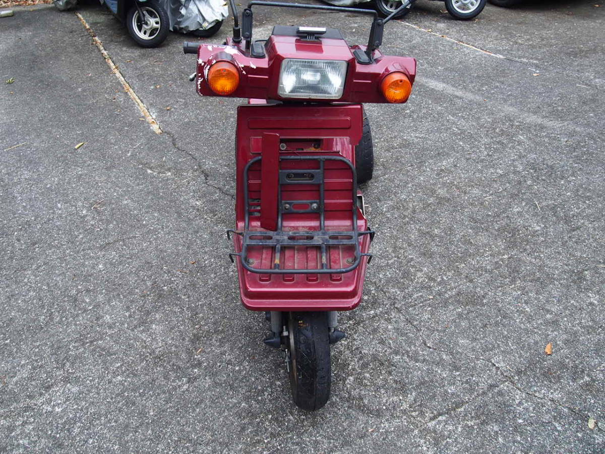1円スタート ホンダ ジャイロX レストアベース 部品取り車 赤 TD01