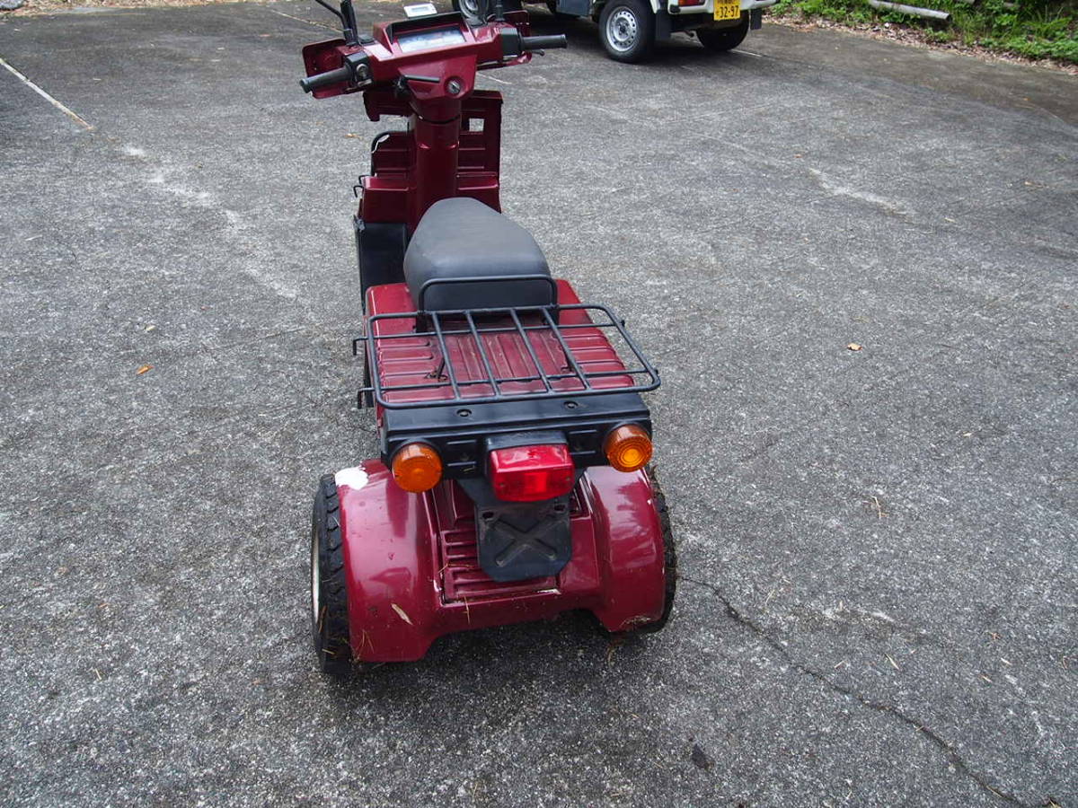 1円スタート ホンダ ジャイロX レストアベース 部品取り車 赤 TD01