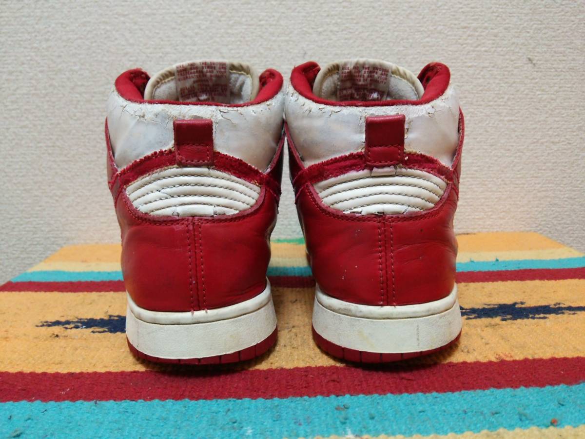 99年製！☆最初期復刻！ ダンク HIGH LE セント ジョーンズ 赤×白  