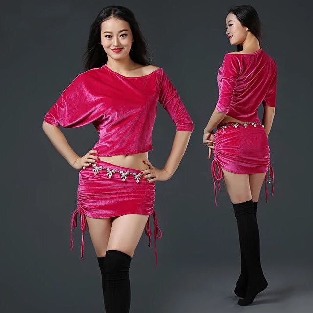 【人気，正規品】 ベルベットモーダルセクシーなベリーダンスショートスカート 2 個女性/女性 新ジプシーパフォーマンスの摩耗の衣装(ベリーダンス)｜売買されたオークション情報、yahooの商品情報をアーカ ベリーダンス