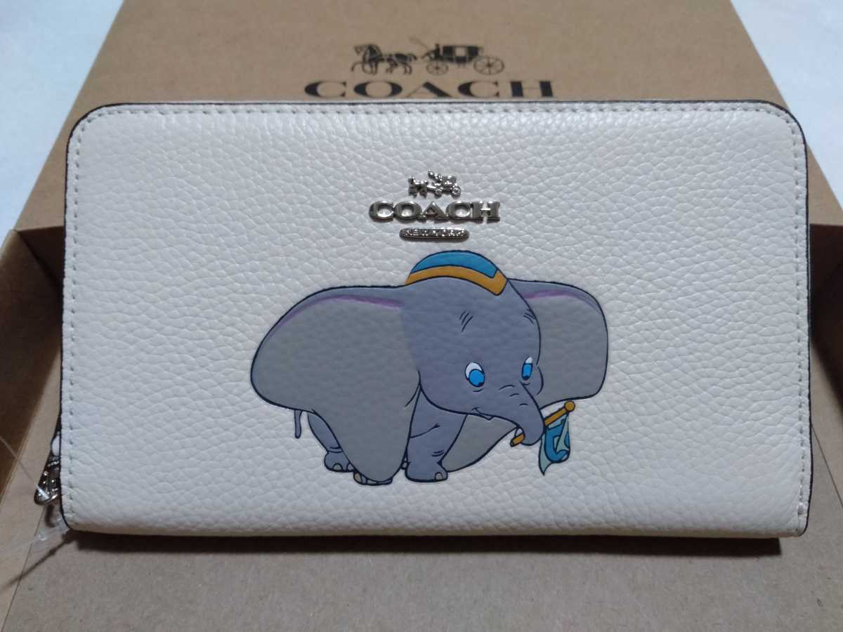 COACH - 新品 未使用 COACH ディズニー コラボ ダンボ 長財布 新品未
