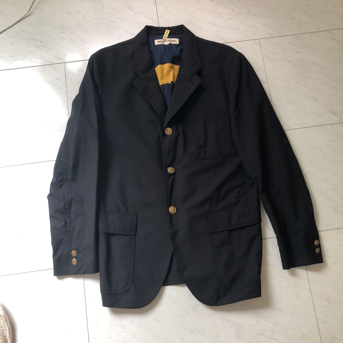 ラギッドファクトリーネイビーブレザーLLサイズ 検)VANJAC/brooks brothers/beams plus/JPRESS