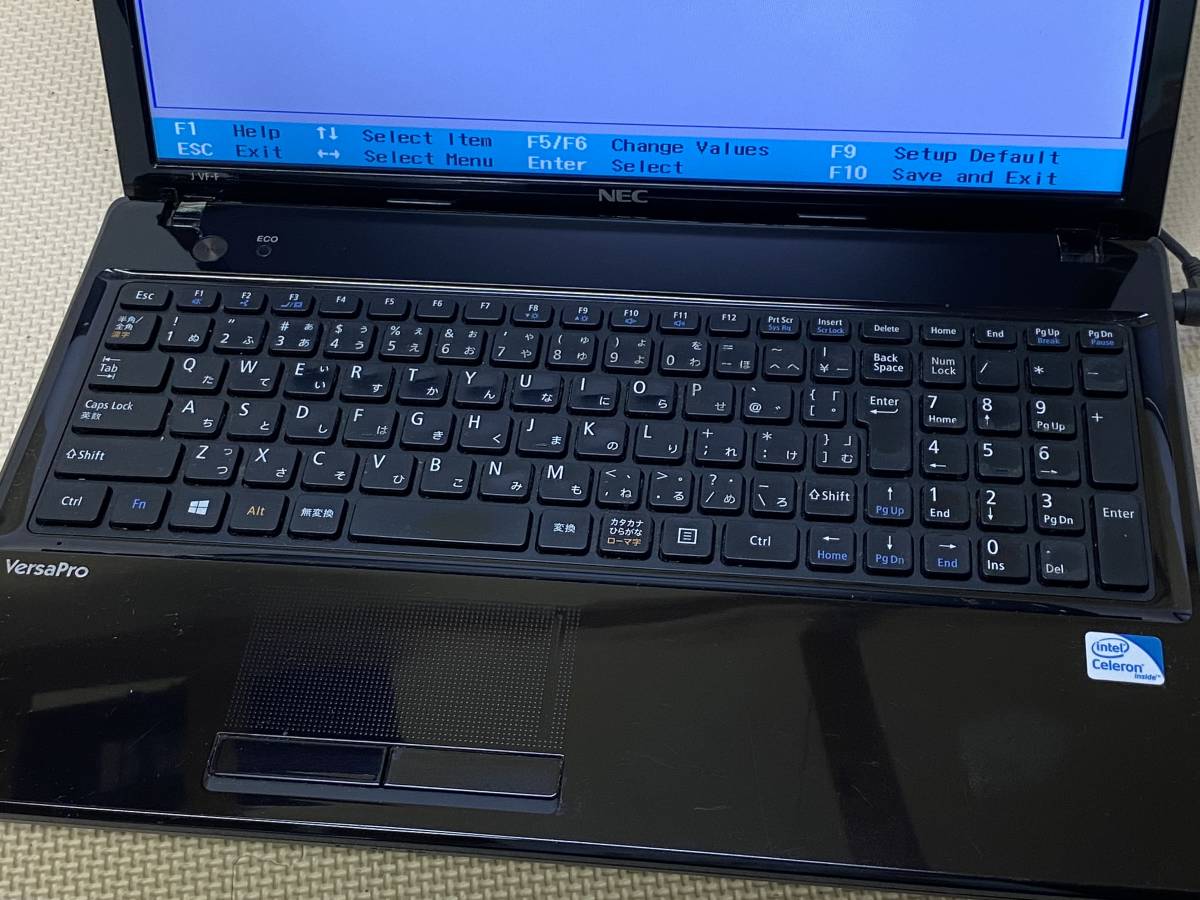 VersaPro NEC CPU B800 VJ15EF-F Celeron Win10NEC メモリ4GB③ VJ15EF