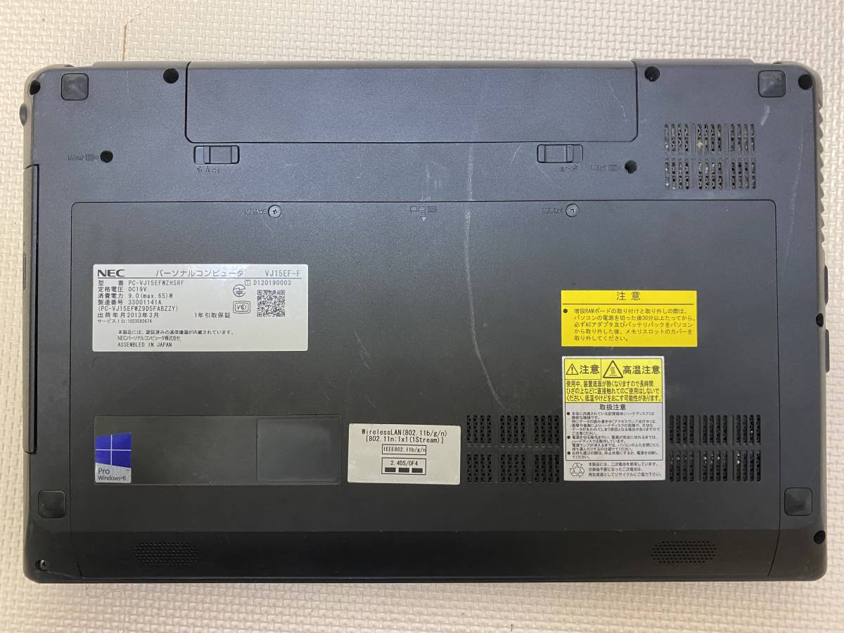 VersaPro NEC CPU B800 VJ15EF-F Celeron Win10NEC メモリ4GB③ VJ15EF VersaPro NEC CPU B800 VJ15EF-F Celeron Win10NEC メモリ4GB③ VJ15EF