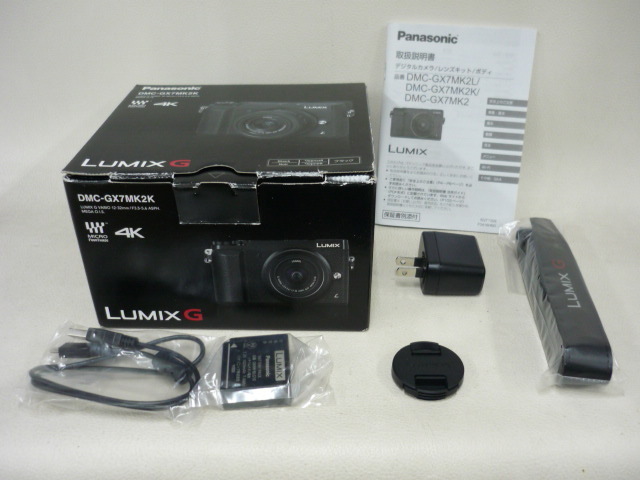 超美品 Panasonic パナソニック DMC-GX7MK2K レンズキット ブラック