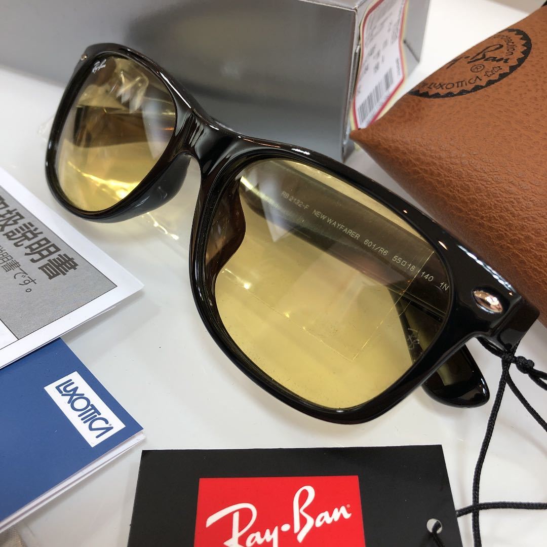 Ray-Ban レイバン メガネ サングラス RB2132F 601/R6 RB2132 601/R6 ニューウェイファーラーイタリア製 眼鏡 正規品 メンズ レディース