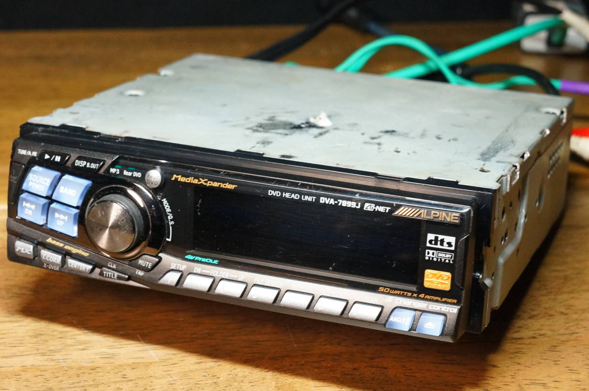 アルパイン DVD HEAD UNIT DVA-7899J ジャンク Alpine