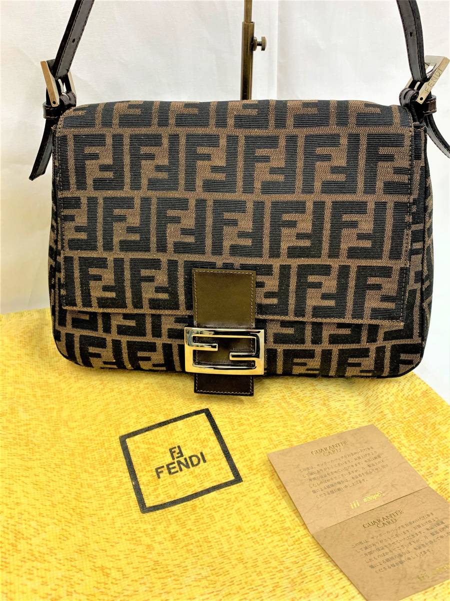 ◎フェンディ FENDI ズッカ柄 マンマバケット ハンドバッグ 