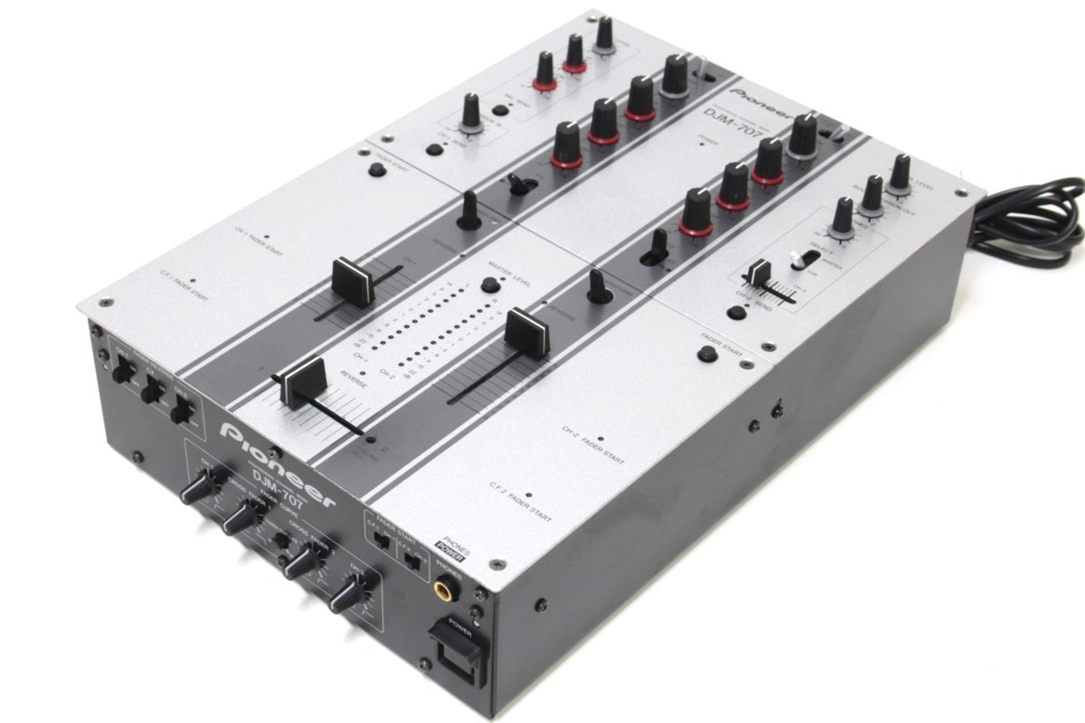 2D294☆パイオニア Pionner☆ DJミキサー DJM-707 美品 （ニューポーン）