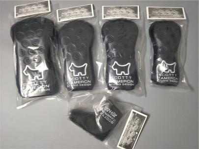 低価，得価 スコッティキャメロン ウッド用カバー1W 3W 5W UT &パター用 5点セット 黒&times; 白 DOG(タイトリスト)｜売買されたオークション情報、yahooの商品情報をアーカイブ公開 - オークファン ヘッドカバー