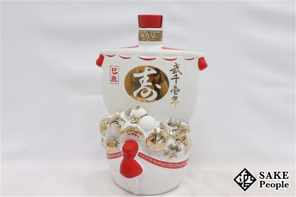 【SALE，品質保証】 注目 サントリー ローヤル 12年 干支ボトル 巳 600ml 43% ジャパニーズ(日本)｜売買されたオークション情報、yahooの商品情報をアーカイブ公開 - オークファン 日本