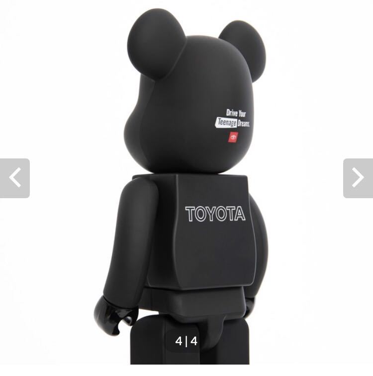 フィギュア BE@RBRICK TOYOTA 100% 400% 新品 ベアブリック トヨタ