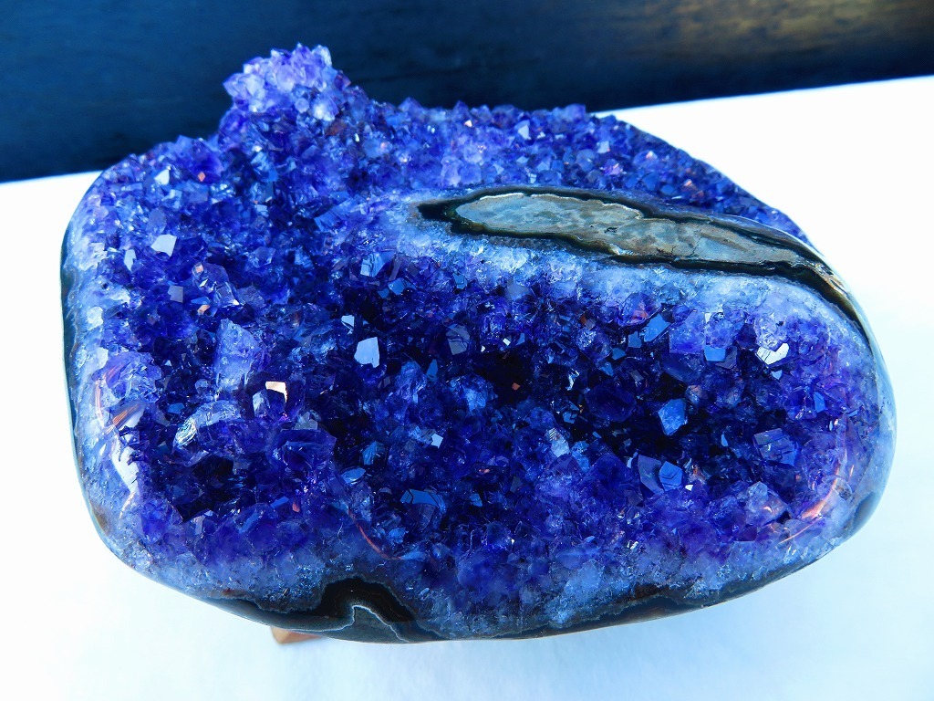 超美しい☆絶品ウルグアイ産☆ 天然水晶100A☆アメジストクラスター超