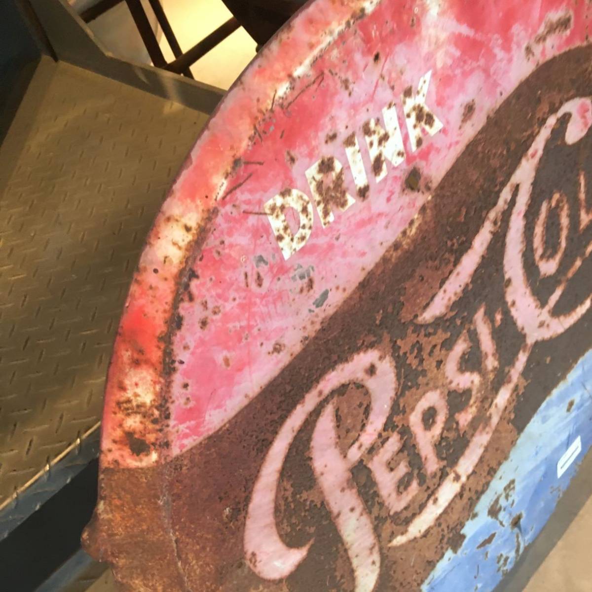 【アメリカ ヴィンテージ】PEPSI ペプシ 王冠サイン 当時物_2