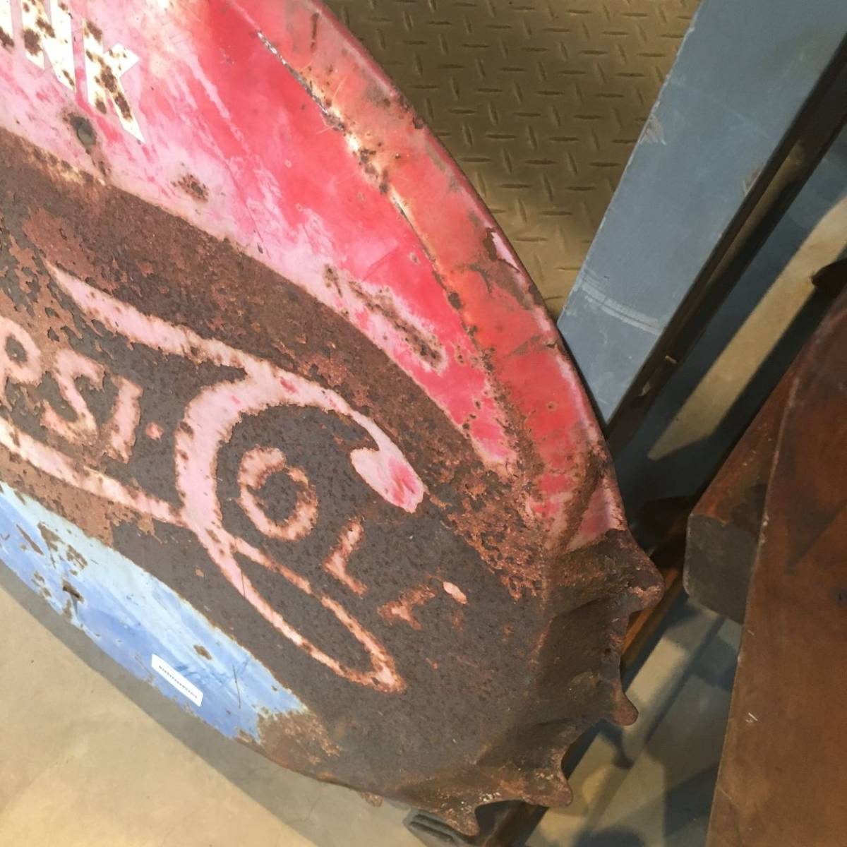 【アメリカ ヴィンテージ】PEPSI ペプシ 王冠サイン 当時物_3