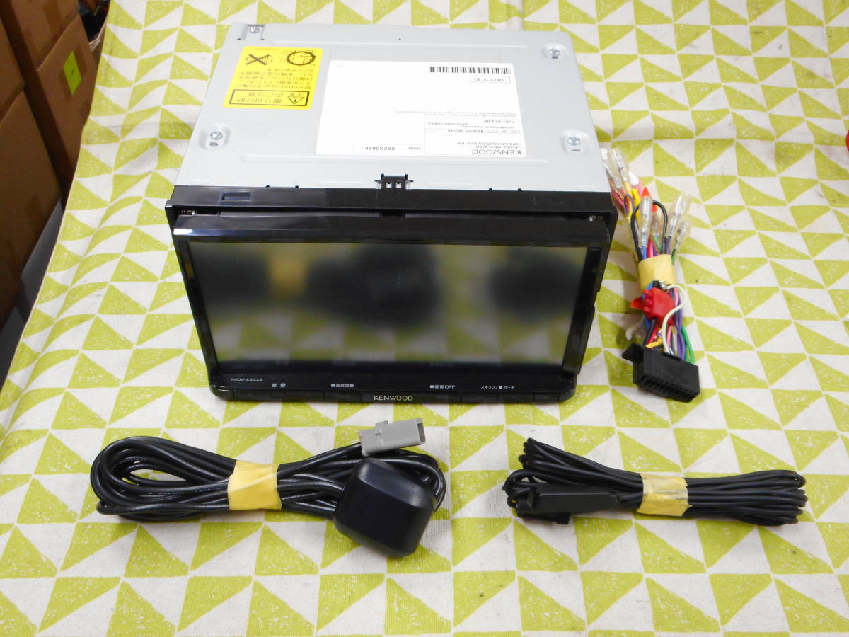 KENWOOD カーナビMDV-L403 KENWOOD 音楽再生 目的地検索 KENWOOD