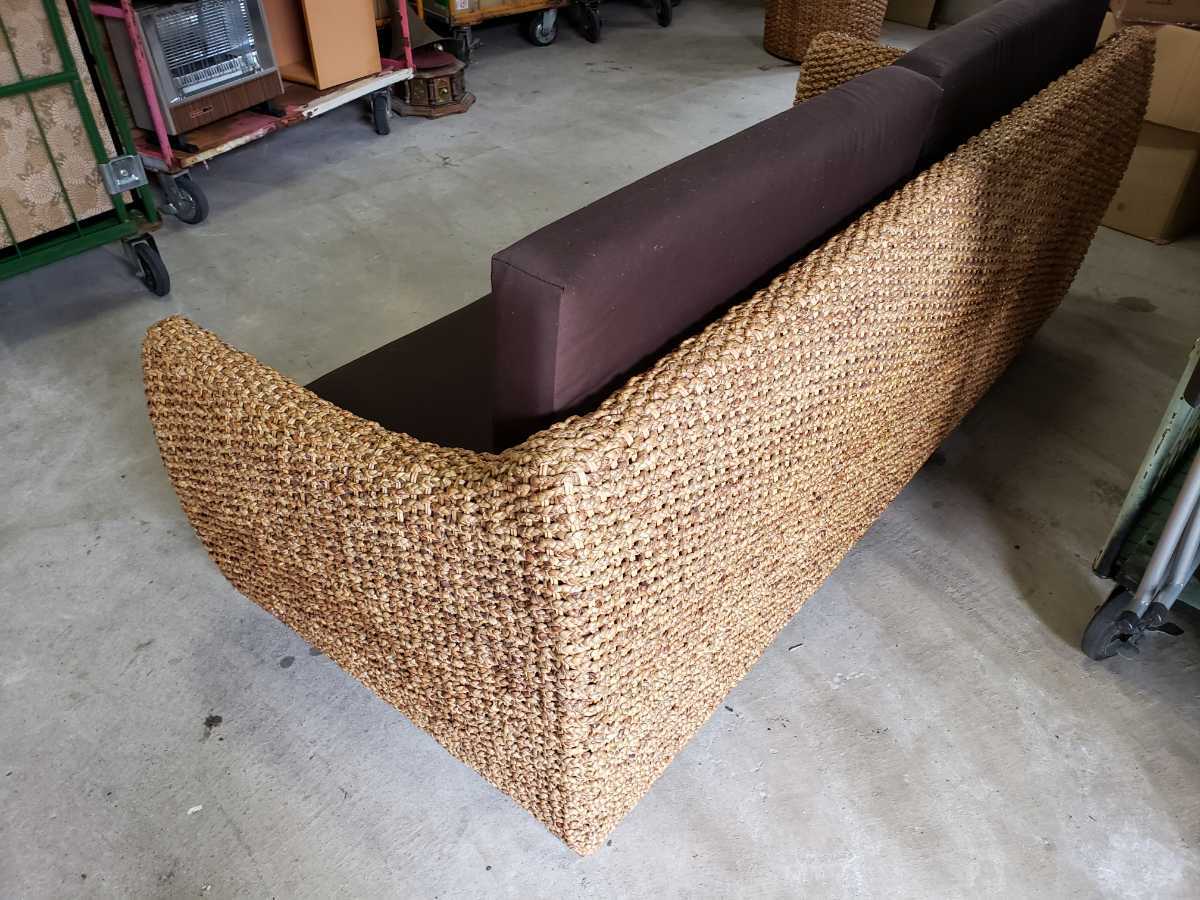 3人掛け トリプルソファ 3人掛けソファ ソファ GMIK246○アジアン家具 