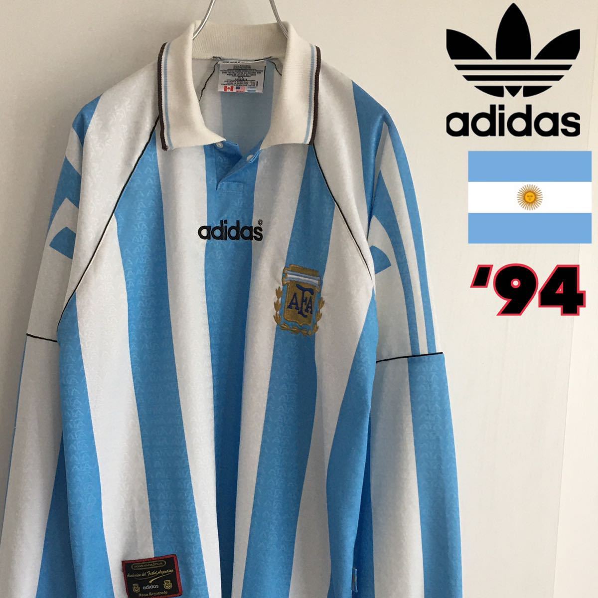 希少☆adidas アディダス '94 ワールドカップ アルゼンチン 代表