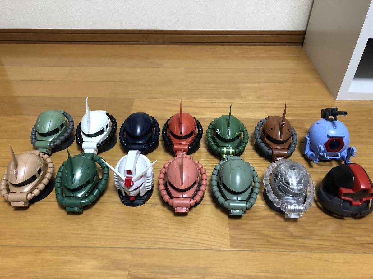 開封品 機動戦士ガンダム Exceed Model Zaku Head ザクヘッド 11種セット オマケ3点付き ドム ボール 機動戦士ガンダム 売買されたオークション情報 Yahooの商品情報をアーカイブ公開 オークファン Aucfan Com