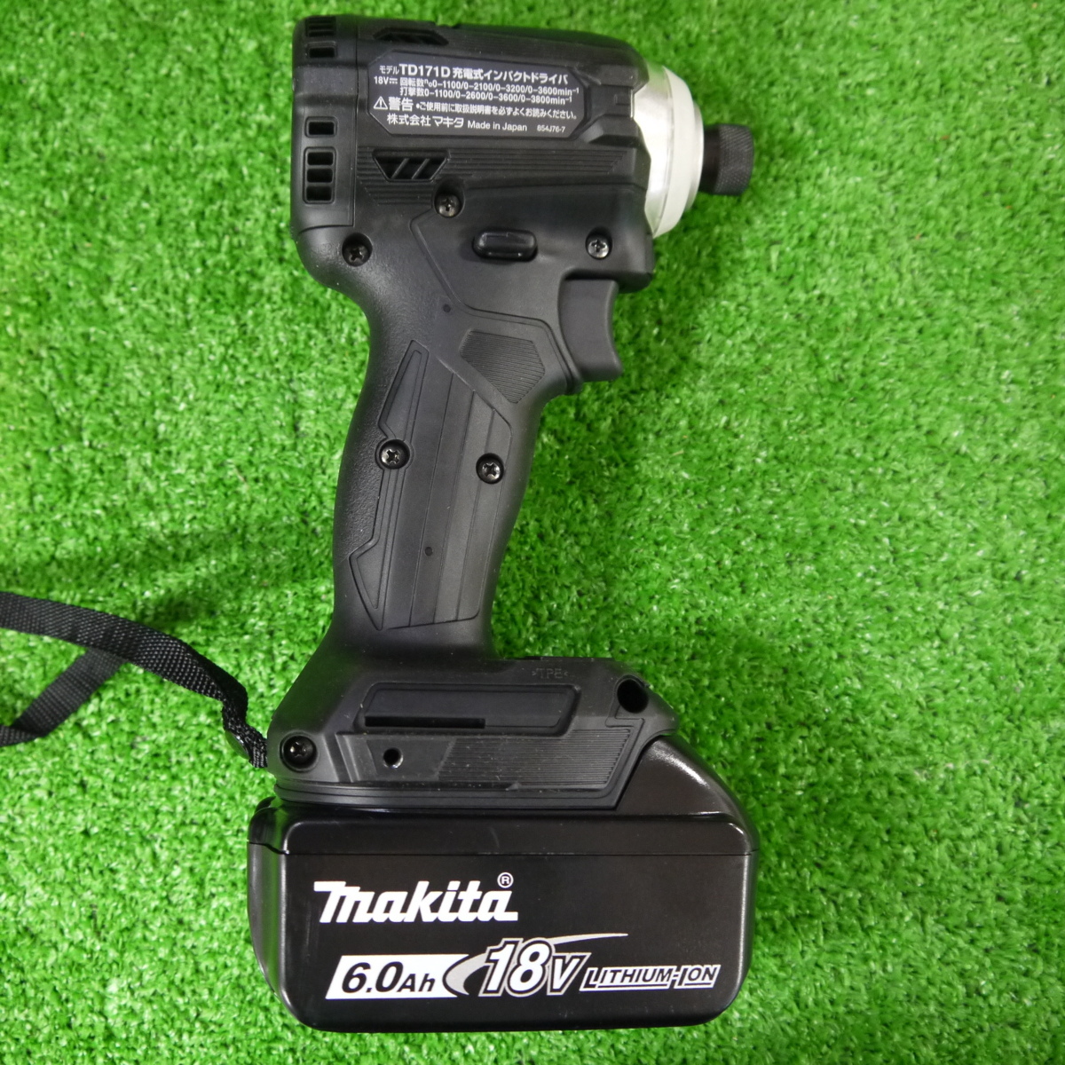 新作 ☆未使用 makita【マキタ TD171DRGXB 18V 6.0Ah 充電式インパクト 