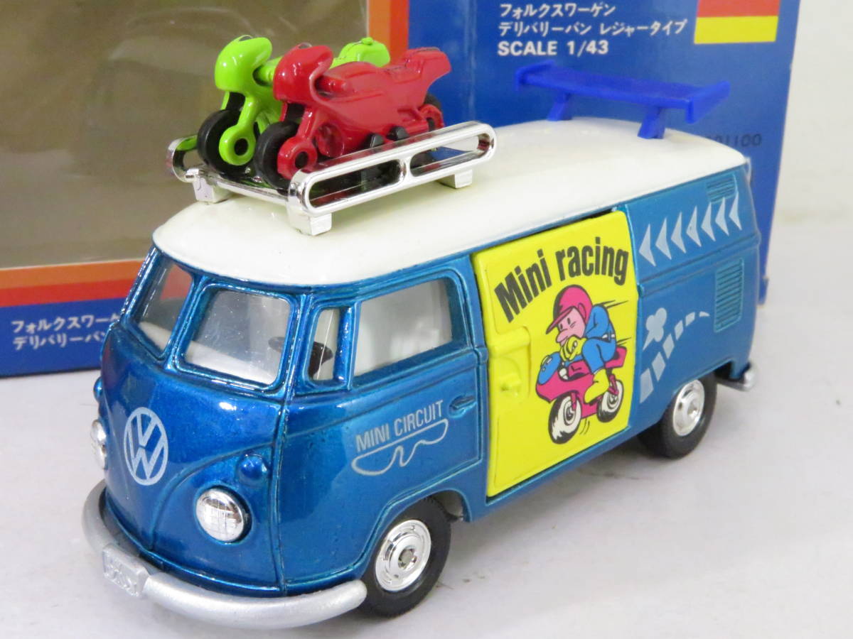 トミカダンディ VW ワーゲンバン レジャー ポケバイ 青メタ 1/43 箱付
