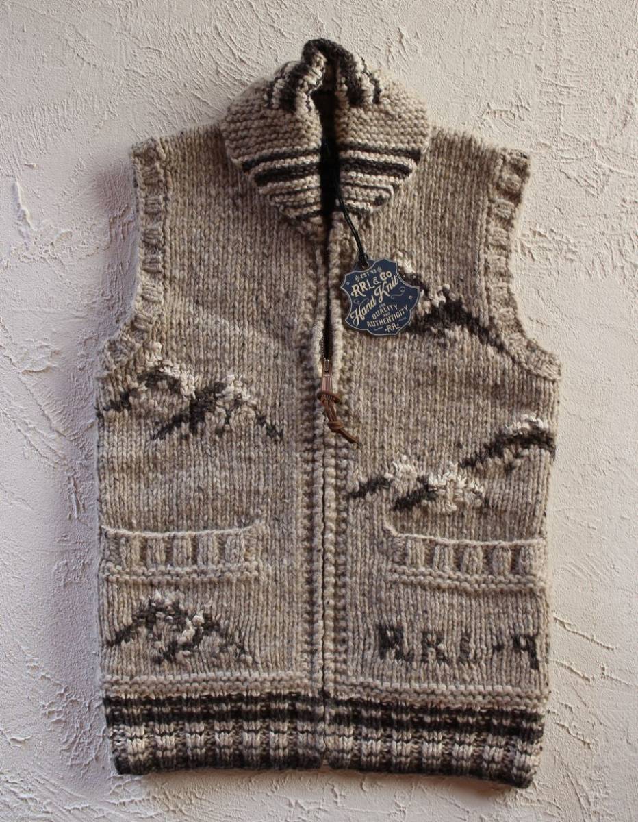 新品*RRL*ハンドニット セーターベスト *XS* ダブルアールエル RRL ベスト