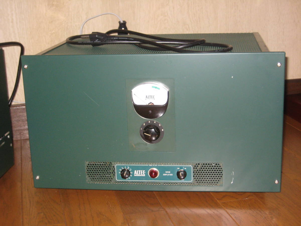 ALTEC アルテック 1570BT 真空管パワーアンプ 2台ペア 整備済み作動品 