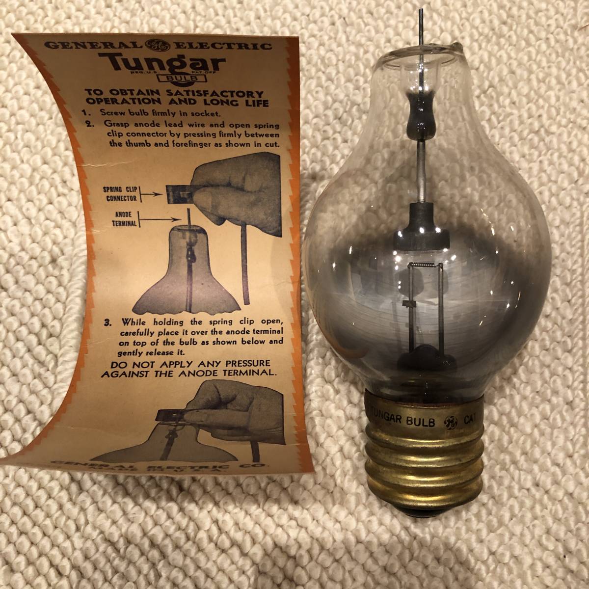 Tungar Bulb - TUNGAR Rectifier for eBay | GE BULB bulb tungar