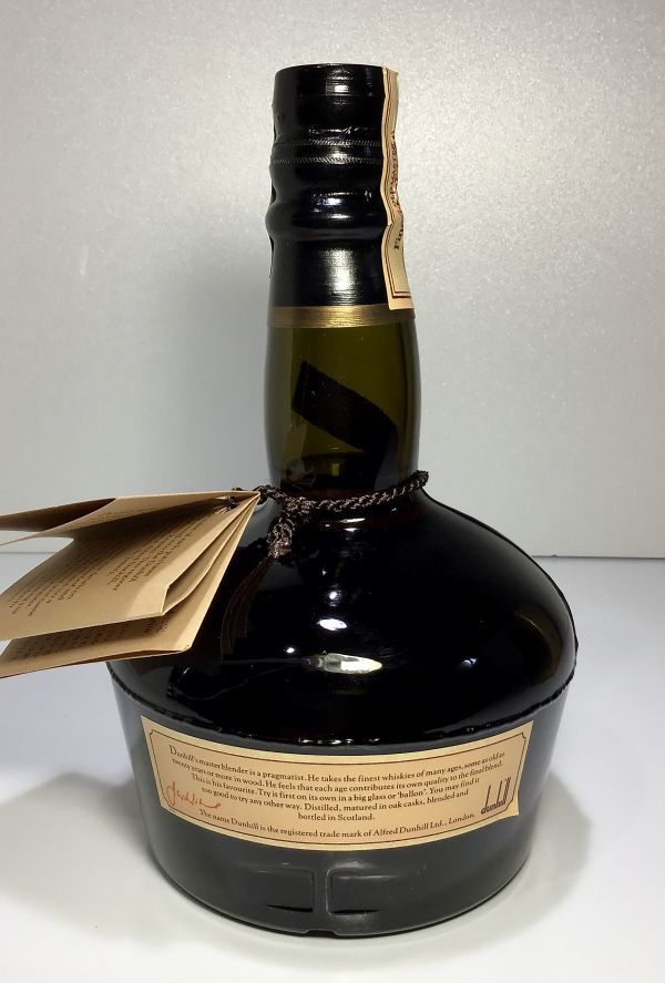 ☆~未開栓　dunhill　ダンヒル　オールドマスター　ファイネスト　750ml　箱・タグ付き~☆ オールドマスター ダンヒル dunhill 未開栓☆AY35086 箱付 43%