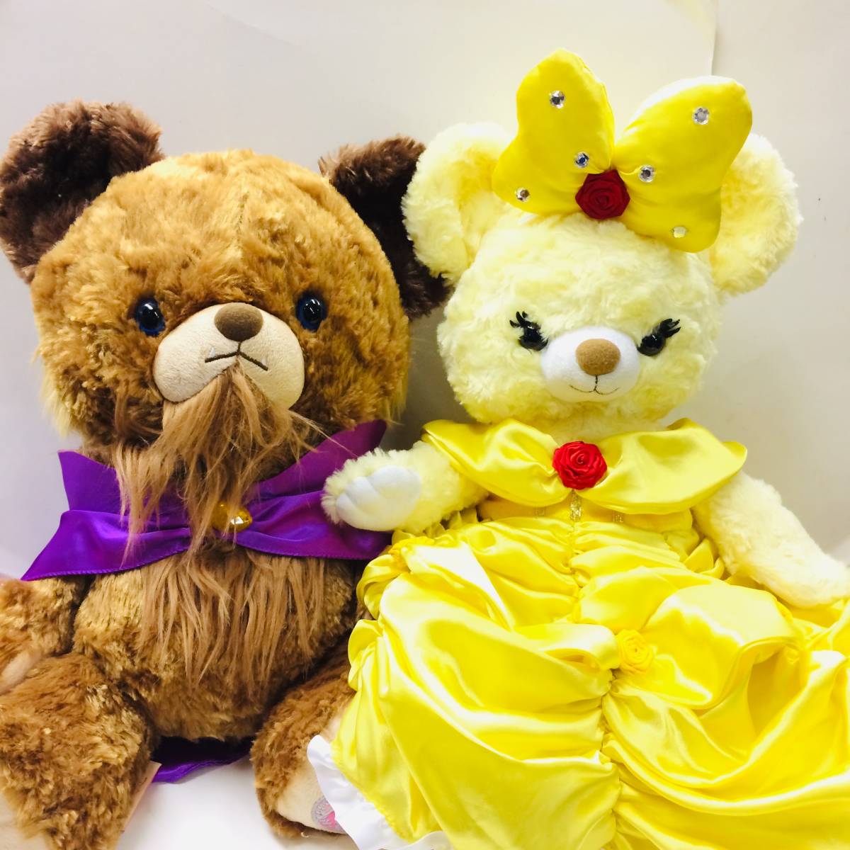 【SALE】ユニベア　美女と野獣　ルージュローズ　フォーヴ　ぬいぐるみ ユニベアシティ ぬいぐるみ 美女と野獣 ルージュローズ(コスチューム付
