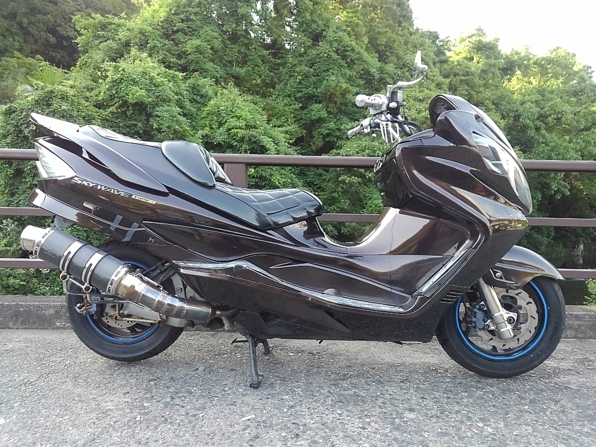 CJ44A タイプS スカイウェイブ 22572km 4st FI車 現状販売 エンジン 