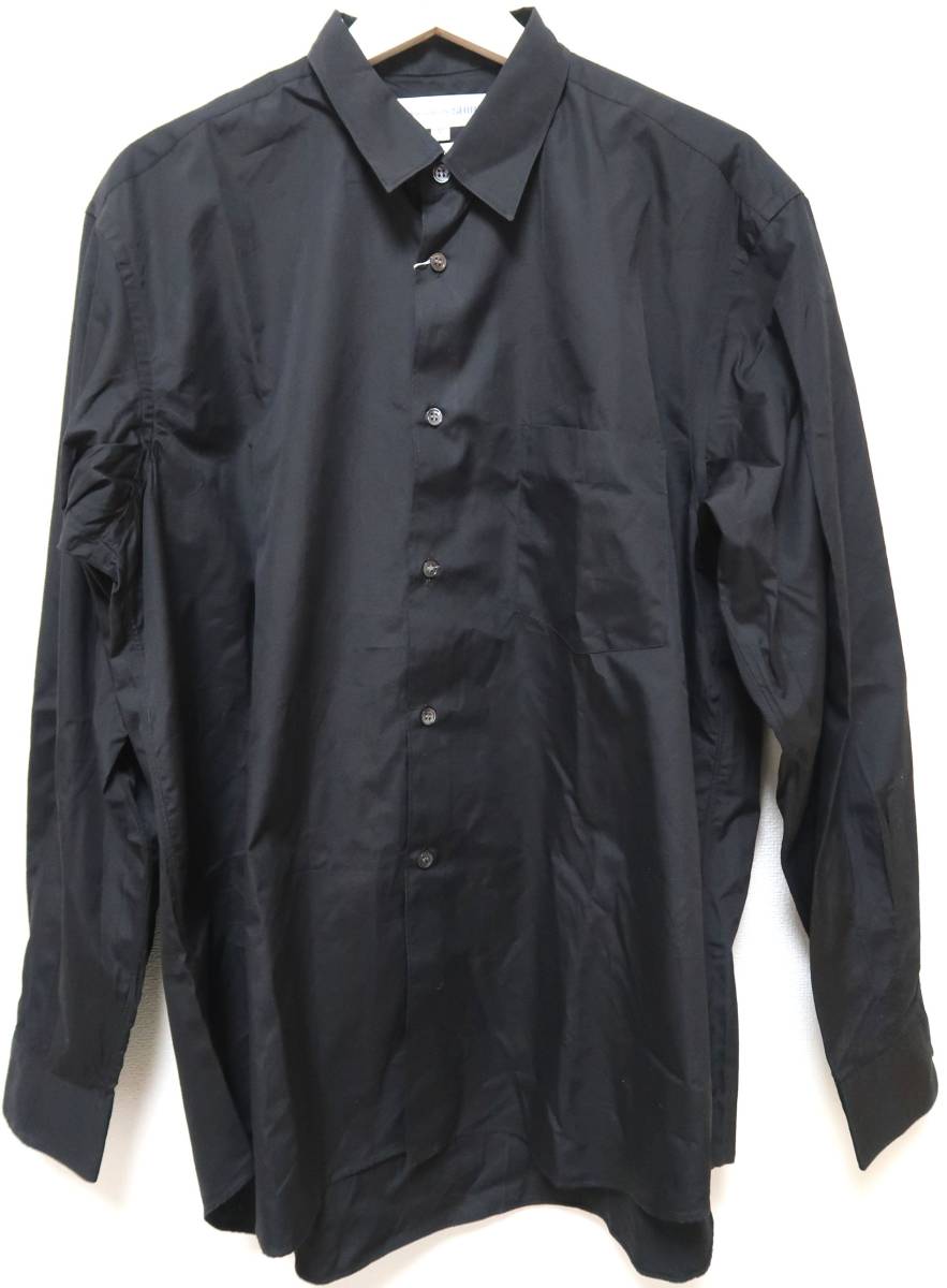 豊富な，低価 定価5万円位 ギャルソン COMME des GARCONS メンズ M ドレスシャツ ブラック ブラウス(Mサイズ)｜売買されたオークション情報、yahooの商品情報をアーカイブ公開 - オークファン 男性用