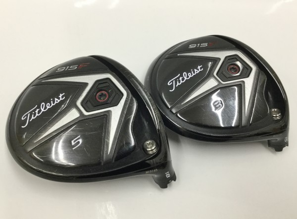 定番，品質保証 タイトリスト フェアウェイウッドのヘッド 2個セット 915F 3W&5W 15度&18度／2634 35(タイトリスト)｜売買されたオークション情報、yahooの商品情報をアーカイブ公開 - オークファン 男性右きき用