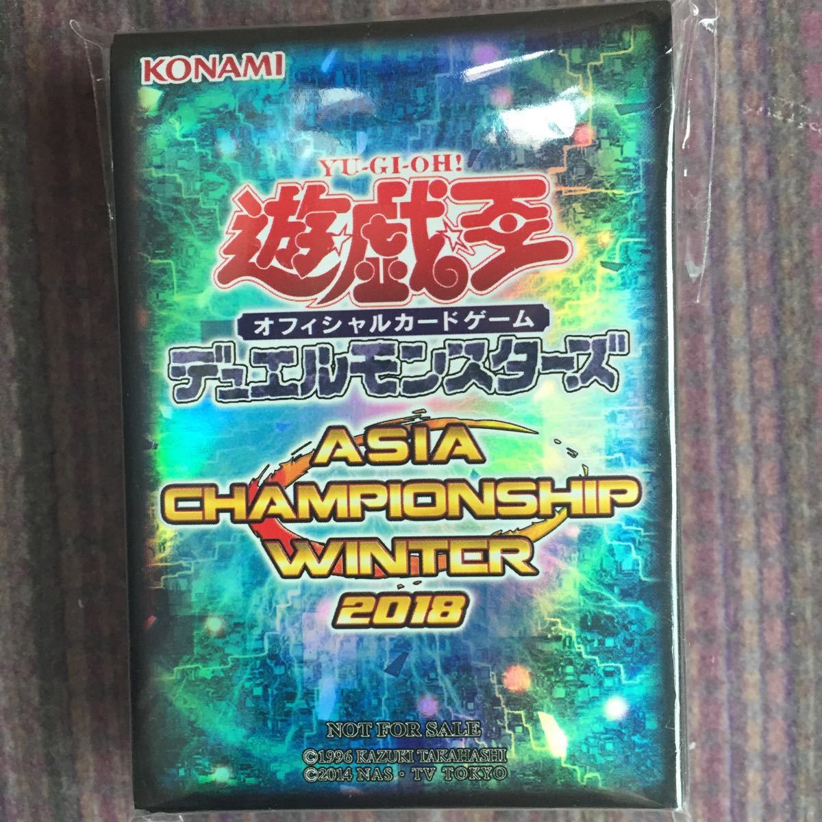 遊戯王□ACSカードプロテクター□アジア チャンピオンシップ 