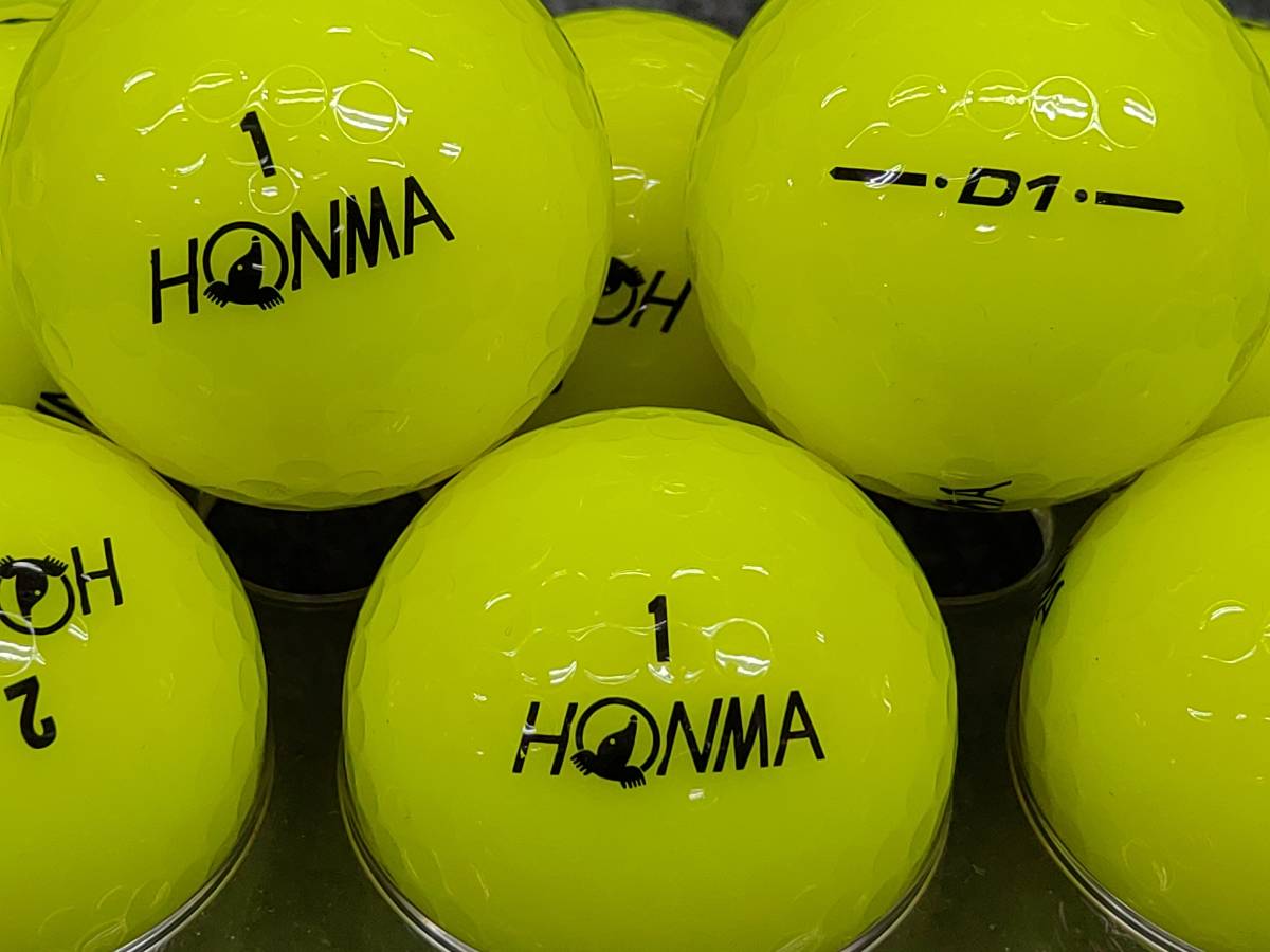 大人気，新作 高品質 A級 HONMA本間ホンマ D1 '18 イエロー 50球セット ゴルフボール ロストボール(50個～)｜売買されたオークション情報、yahooの商品情報をアーカイブ公開 - オークファン ボール