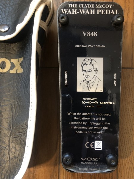 VOX WAH V848 made in USA クライドマッコイ CLYDE McCOY ワウペダル