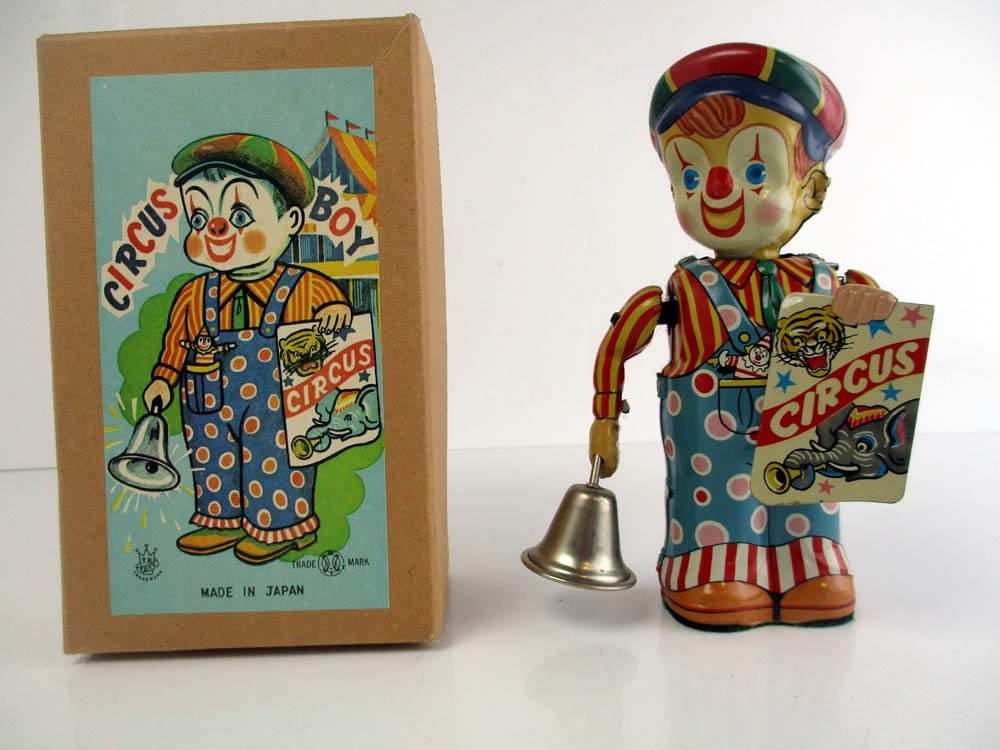 人気SALE，人気 東京プレイシング協会/日光玩具工業製 CIRCUS BOY 箱付き 完動 高さ約14cm(人間)｜売買されたオークション情報、yahooの商品情報をアーカイブ公開 - オークファン 人間