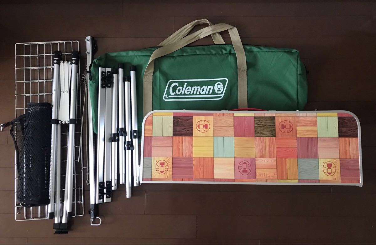 最安値，100%新品 コールマン Coleman オールインワンキッチンテーブル(コールマン)｜売買されたオークション情報、yahooの商品情報をアーカイブ公開 - オークファン コールマン