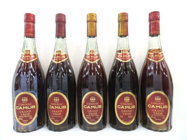 古酒 5本セット CAMUS カミュ GRAND グランド VSOP グリーンボトル