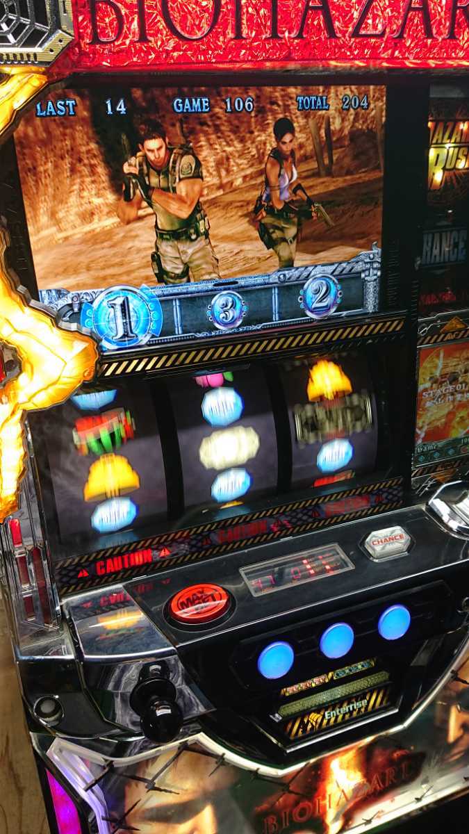 パチスロ実機 バイオハザード5 家庭用電源 家庭用電源 パチスロ実機