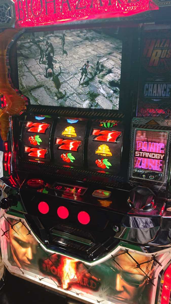 パチスロ実機 バイオハザード5 家庭用電源 家庭用電源 パチスロ実機