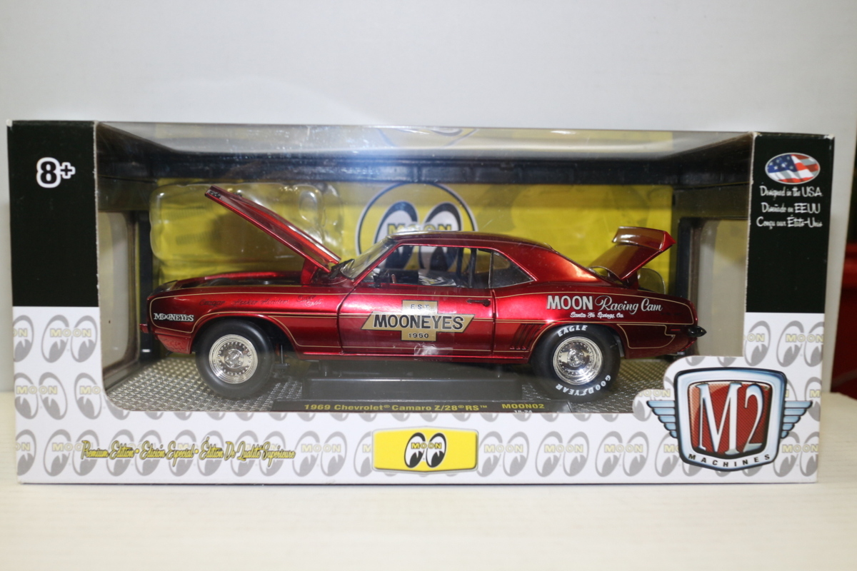 m2マシーン シボレー カマロ Z28 ムーンアイズ チェイス＆ノーマル M2 Machines 0 Mooneyes Camaro Z⁄28 RS 1⁄24 Scale | Chevrolet Ford