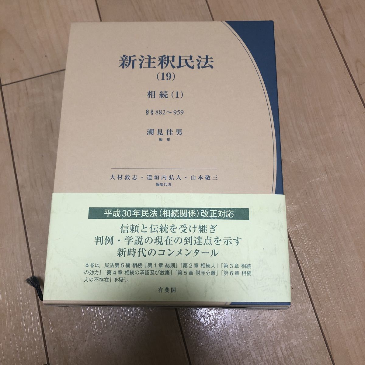新注釈民法19 相続1 潮見佳男編集 有斐閣 新注釈民法(19) 潮見 佳男,