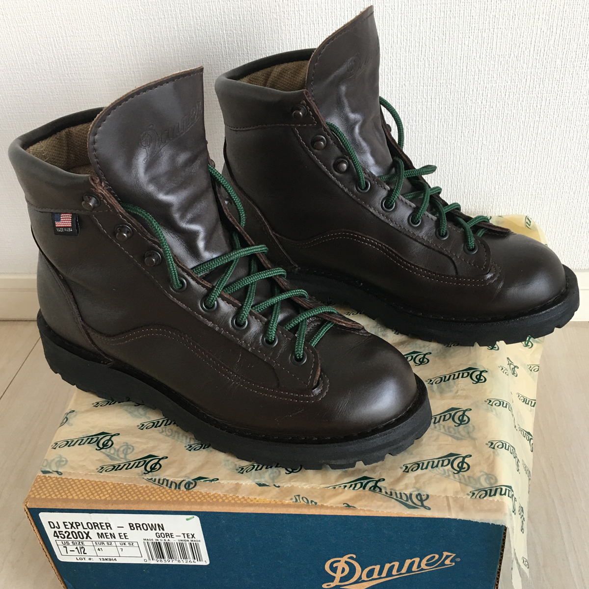 送料無料 即決価格 Danner EXPLORER 45200X US7 1/2 25.5-26cm MEN EE Brown GORE-TEX ダナー エクスプローラー ブラウン ゴアテックス DANNER ダナー エクスプローラー Mens D-45200X｜アウトドア ゴアテックス